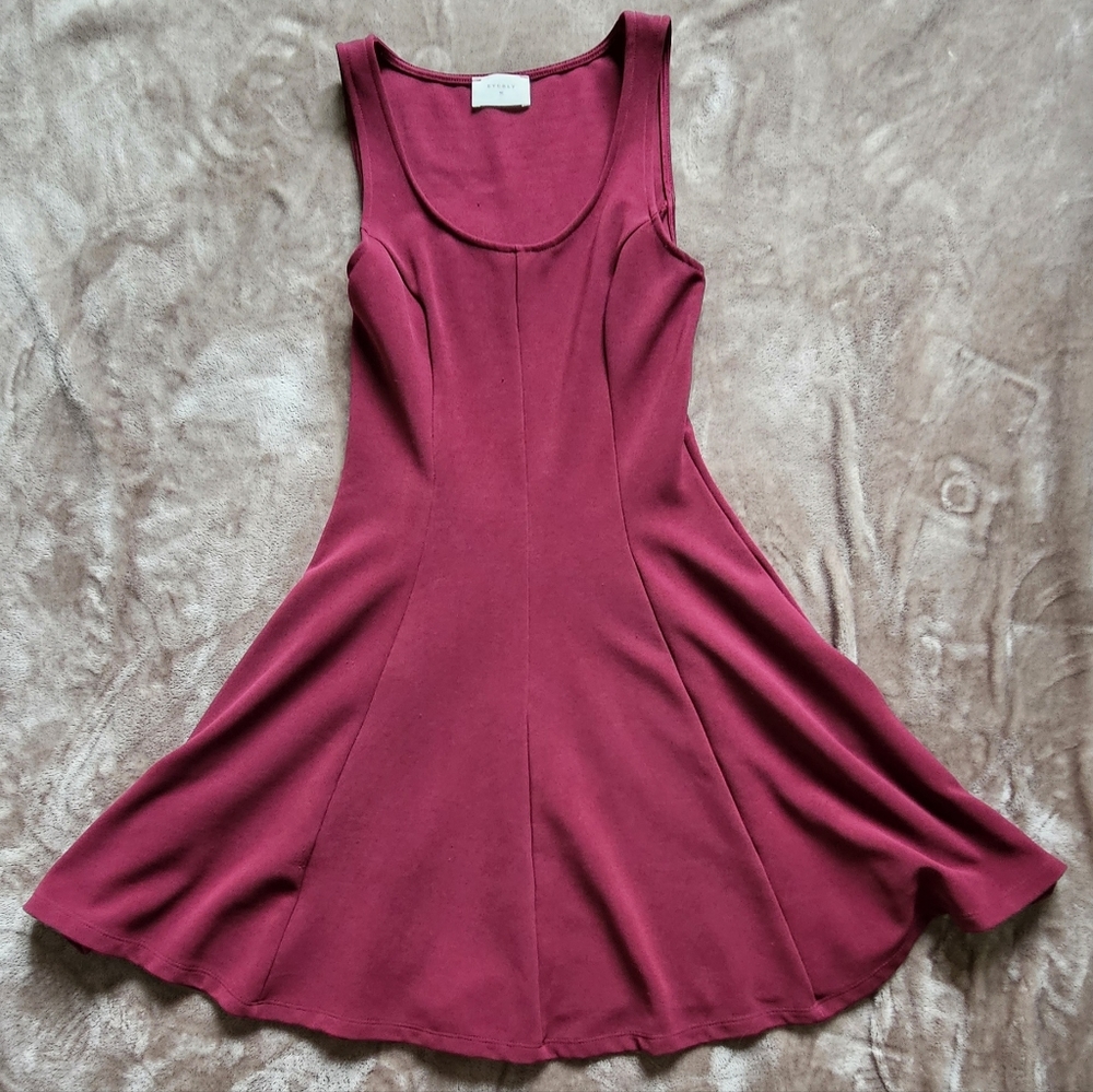 Everly Burgundy dress Size S